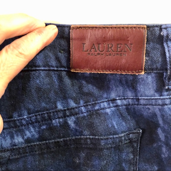 Lauren by RLsz 8 skinny tie dye cropped high waist jean - Picture 3 of 7